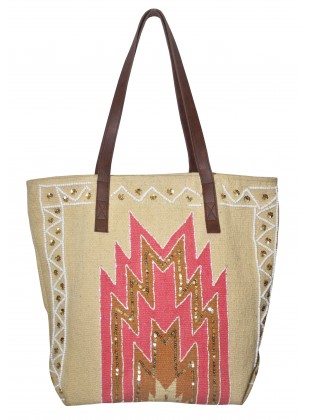 Sunburst PT Dhurrie Bag